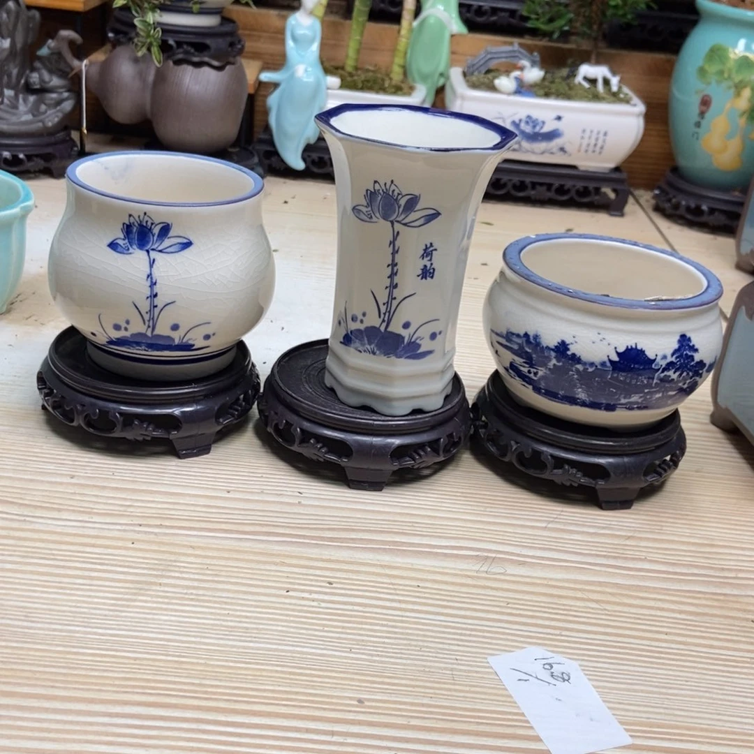 瓷片陶瓷花盆陶瓷艺术