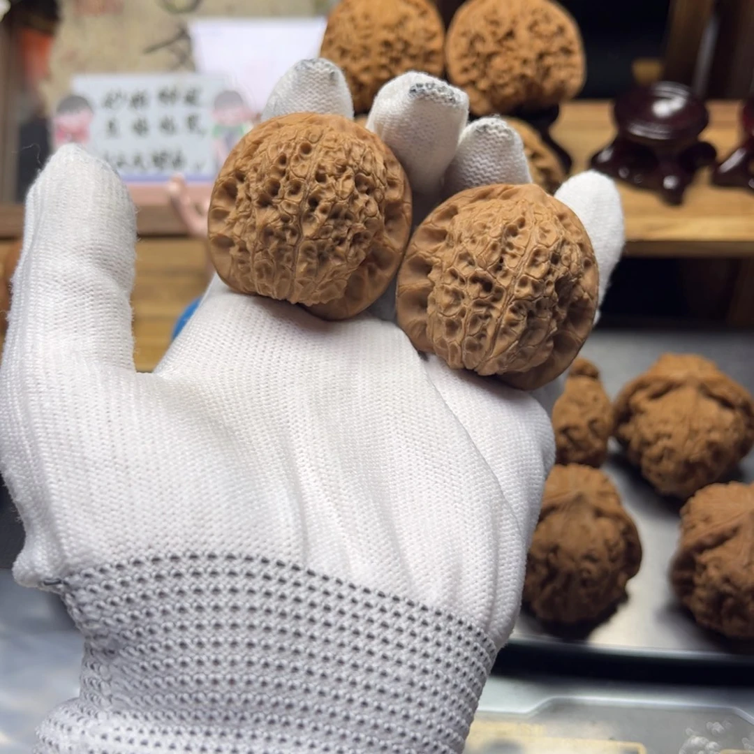 吊坠文玩核桃發****花39全品血麒麟200