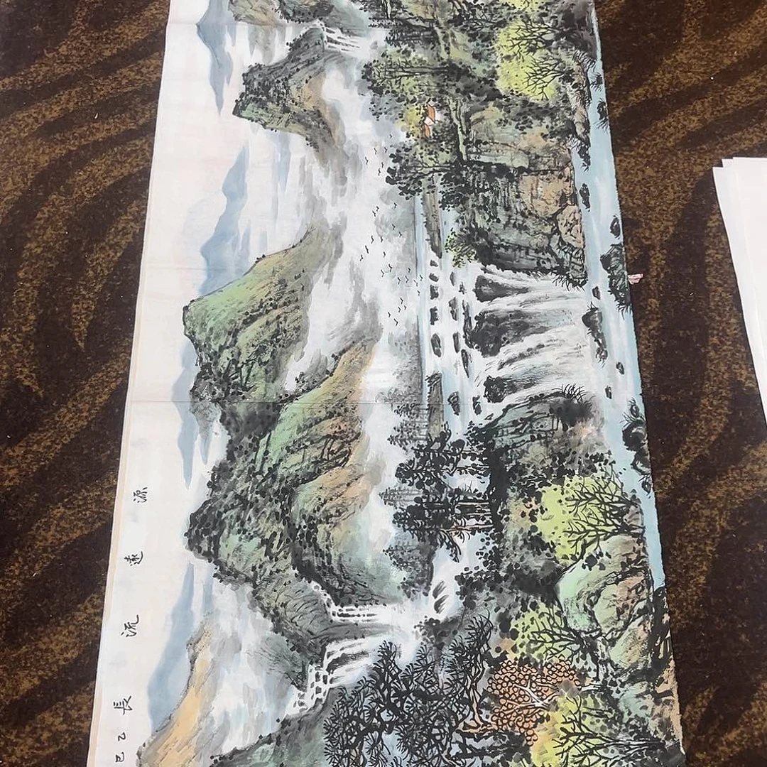 向***花国画绘画作品多次参加全国