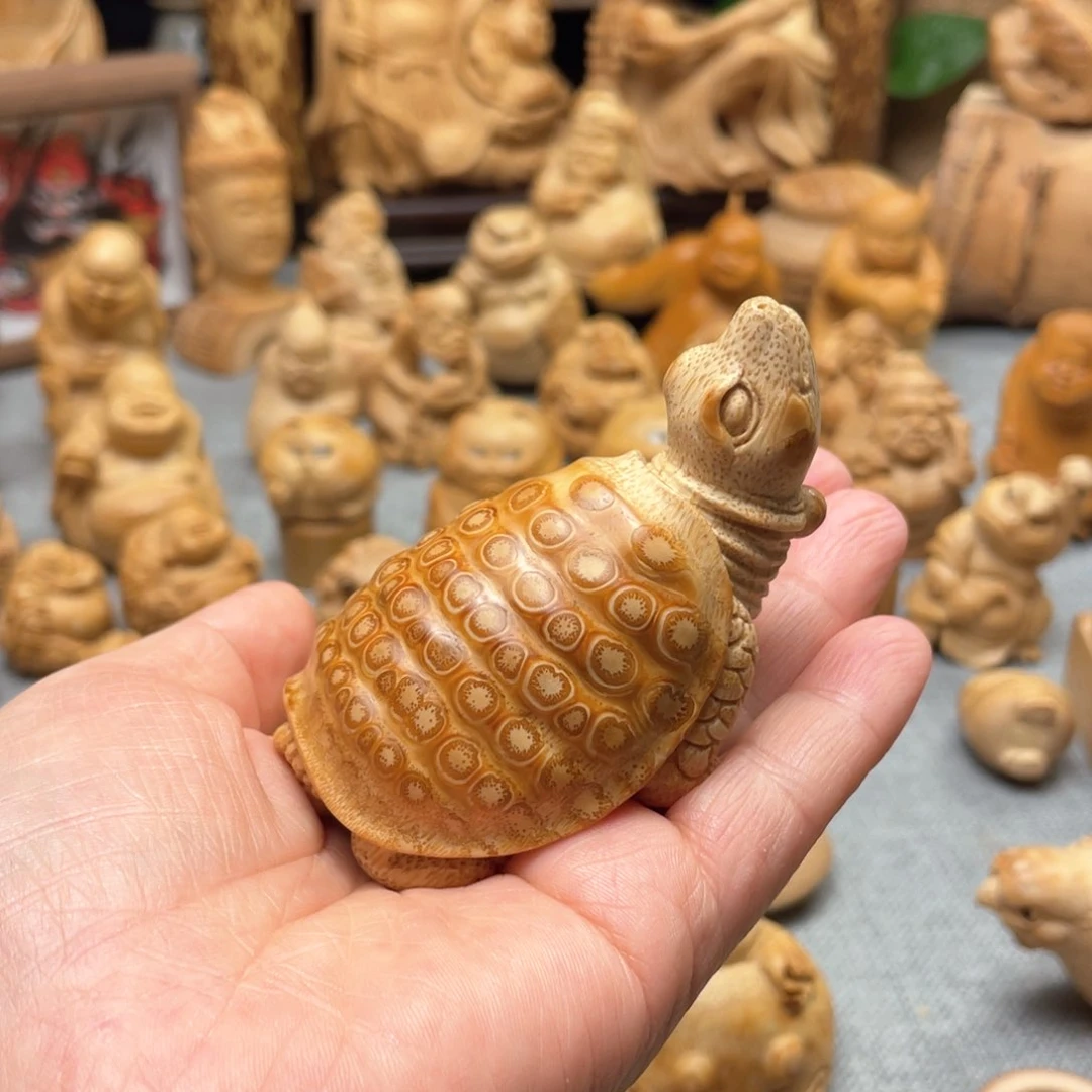 竹诺*竹根雕乌龟文玩