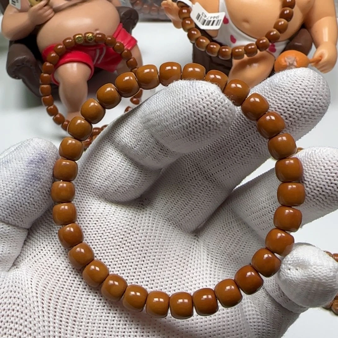 橄榄核手串/手链老挝核尖单圈7.3