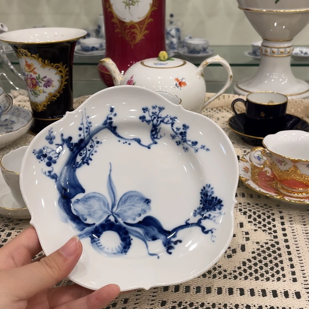 摆件中古一等甜品盘