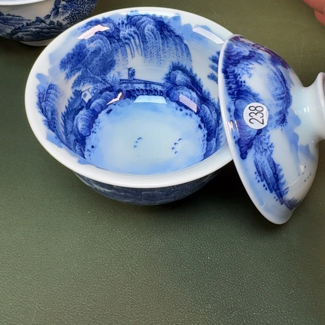 陶景德镇纯手绘茶具圆圆238
