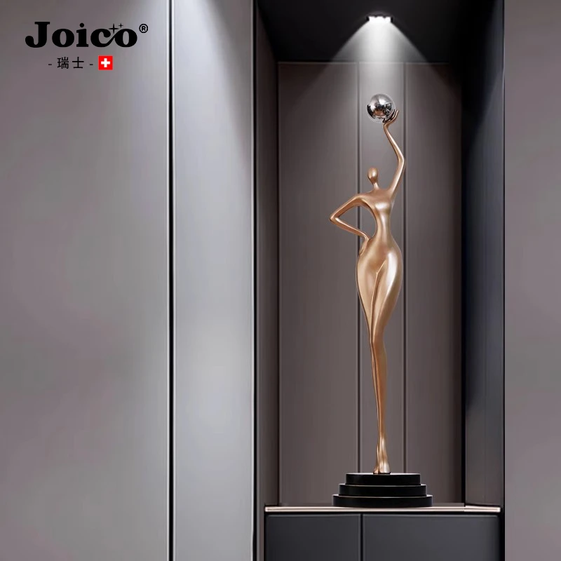 joico瑞士轻奢抽象艺术玄关壁龛摆件客厅家居玄关酒柜装饰品