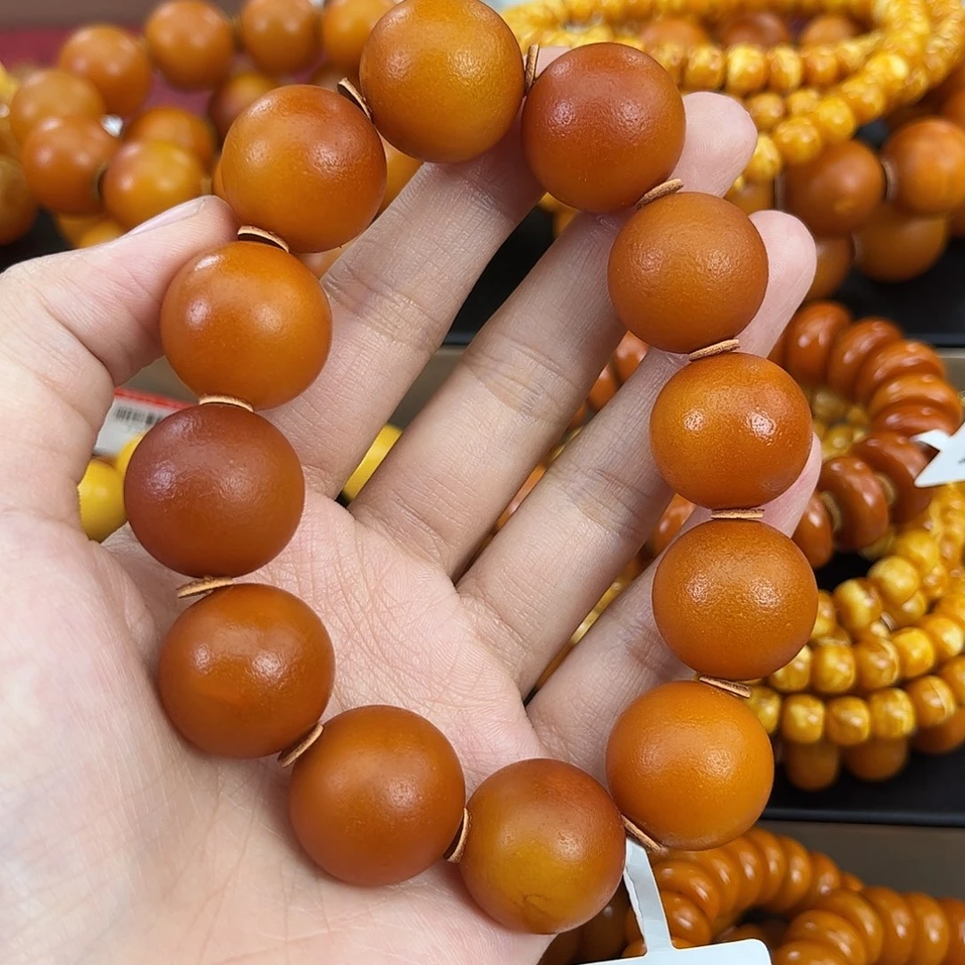 琥珀颈饰未镶嵌用****0蜜蜡