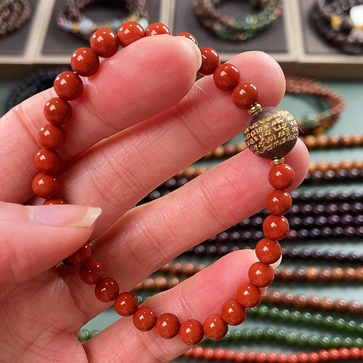 南红玛瑙手串未镶嵌