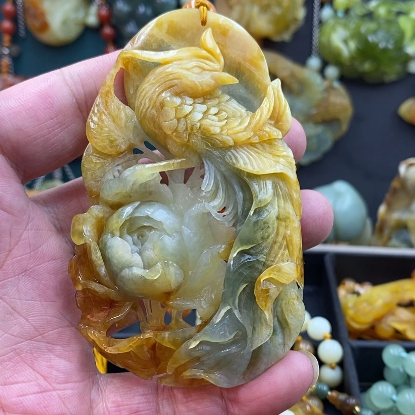 【闪购商品】未镶嵌蛇纹石玉吊坠
