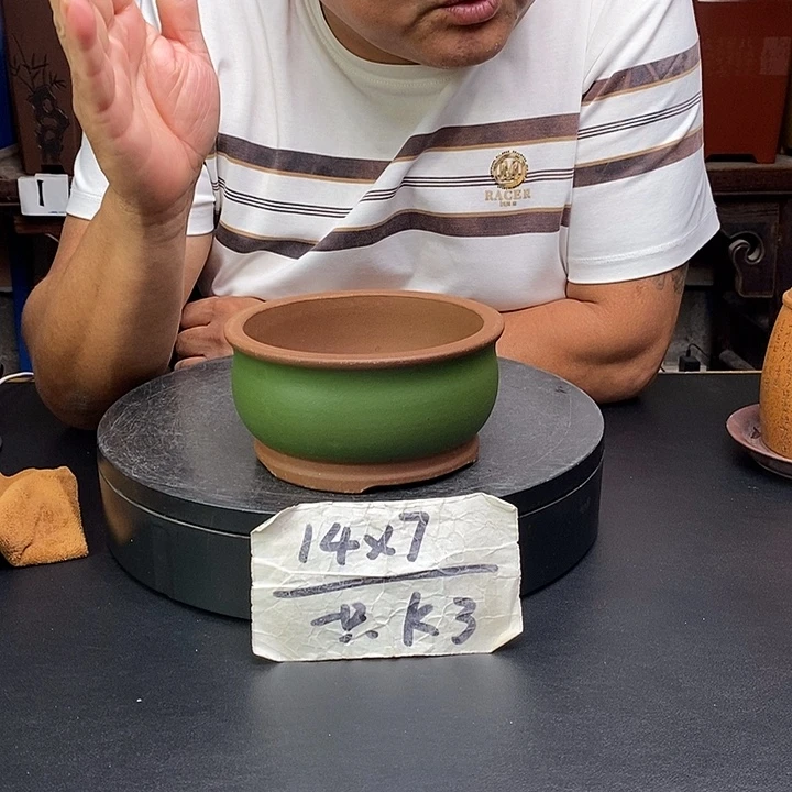 紫砂花盆货号一只K3