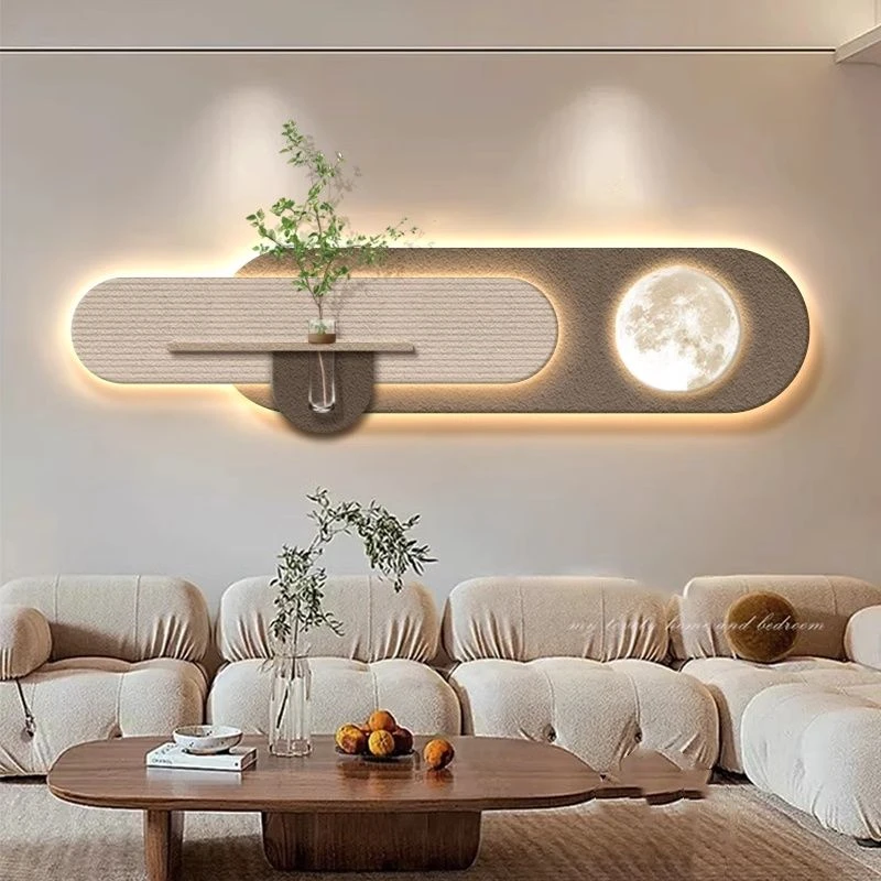 水培绿植客厅装饰画2025新款立体砂岩挂画高档大气沙发背景墙壁画