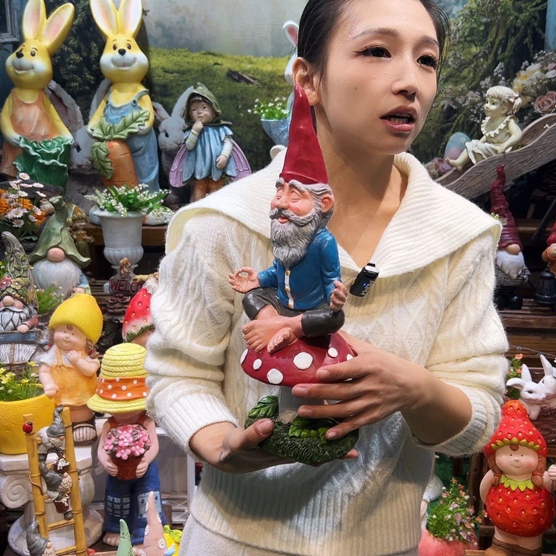 花园摆件红红火火