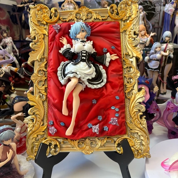 Re:从零开始的异世界生活 相框蕾姆 立体可挂墙 模型摆件盒装手办