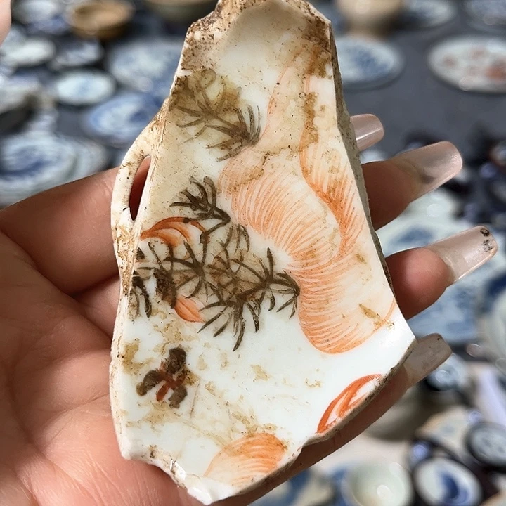 瓷片瓷片茶托喝茶非常不错