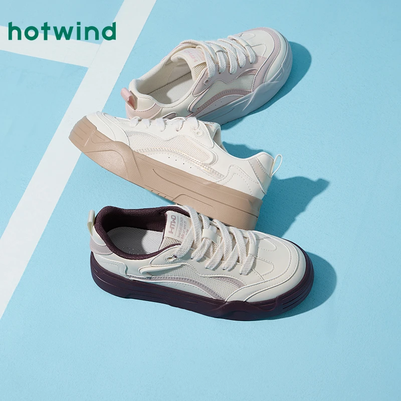 Hotwind/热风厚底松糕德训鞋春季新款女H14W25706
