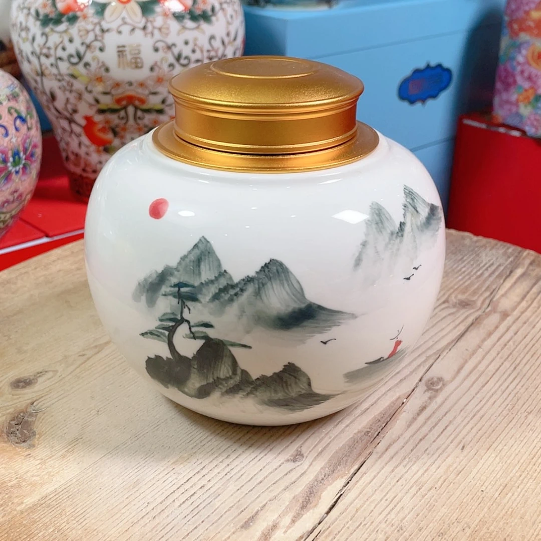 【闪购商品】罐陶瓷茶叶罐密封罐