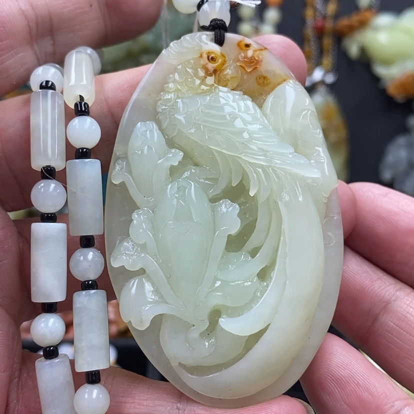 【闪购商品】蛇纹石玉吊坠未镶嵌