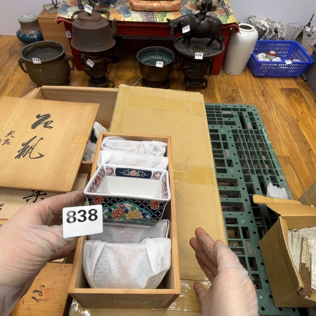 瓷片摆件工艺品摆件666
