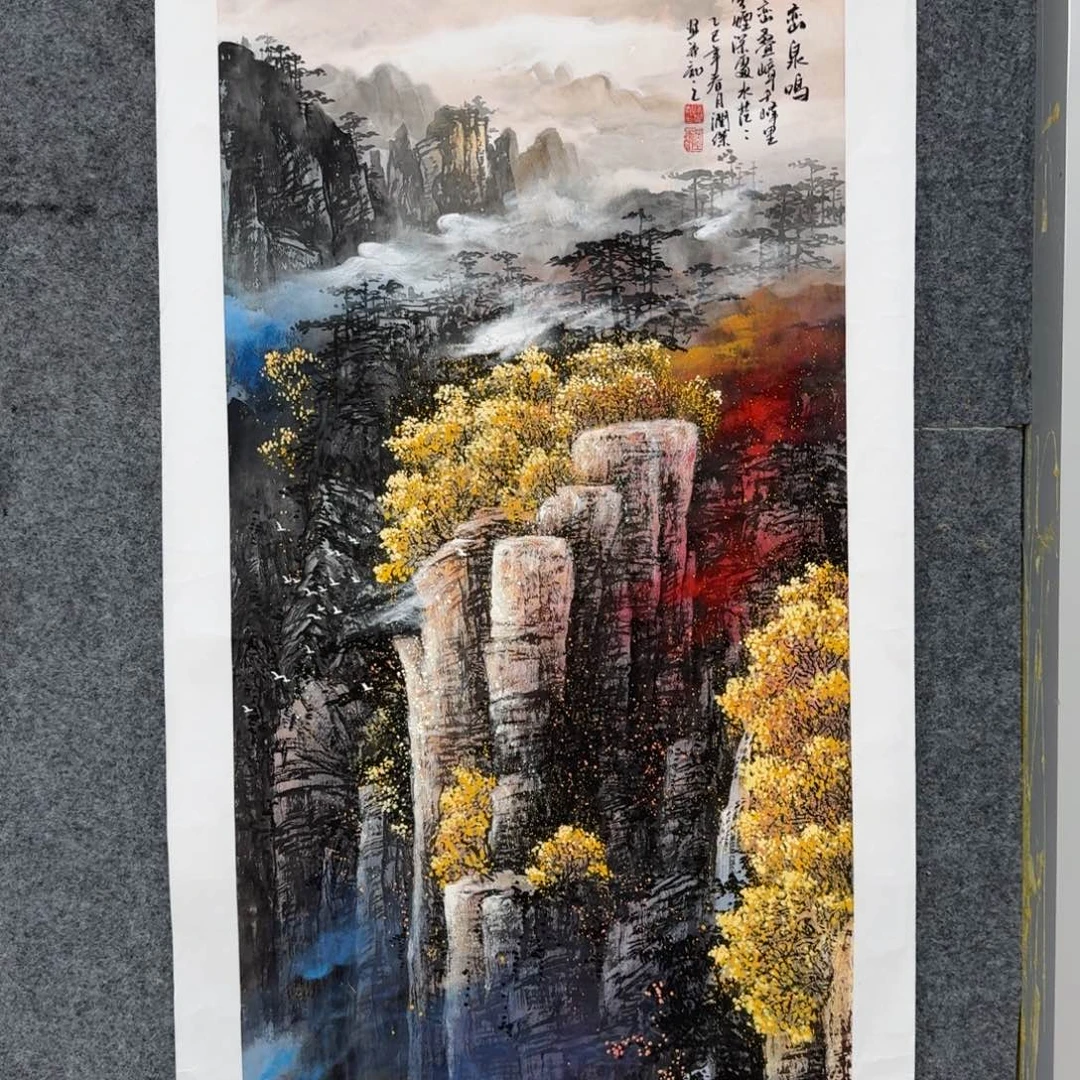 国画花鸟山水国画作品