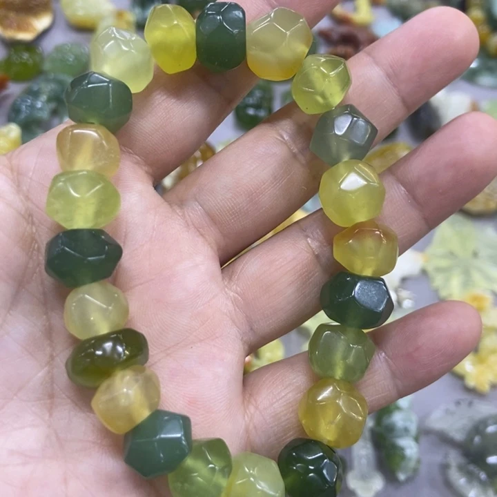 未镶嵌蛇纹石玉手串