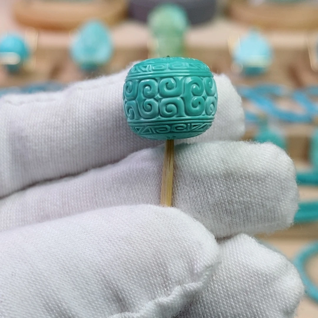 绿松石未镶嵌珠宝奇石15mm