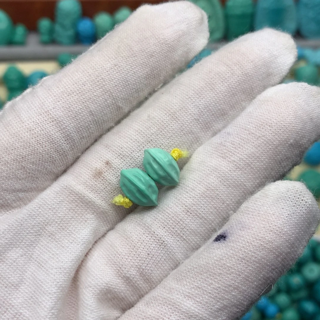 高瓷绿横打百香子尺寸8