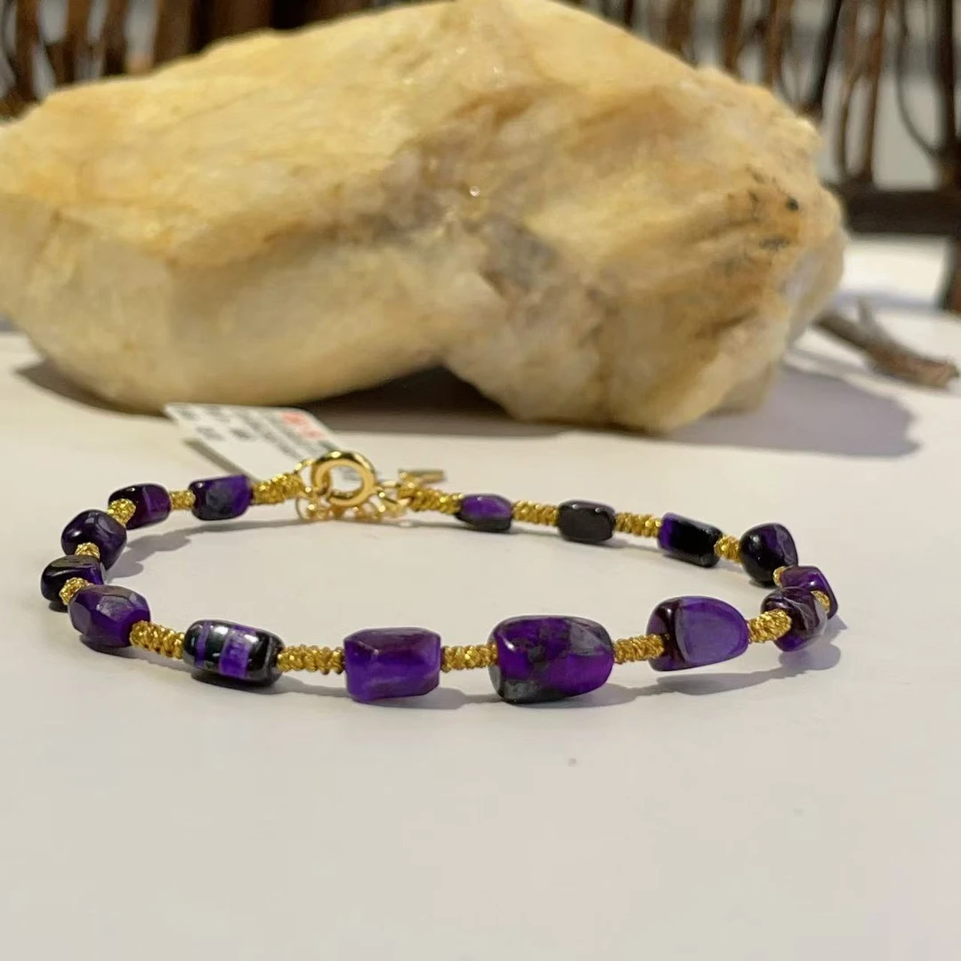 舒俱来随型帝王紫手链微瑕925S/16cm/AZB4435