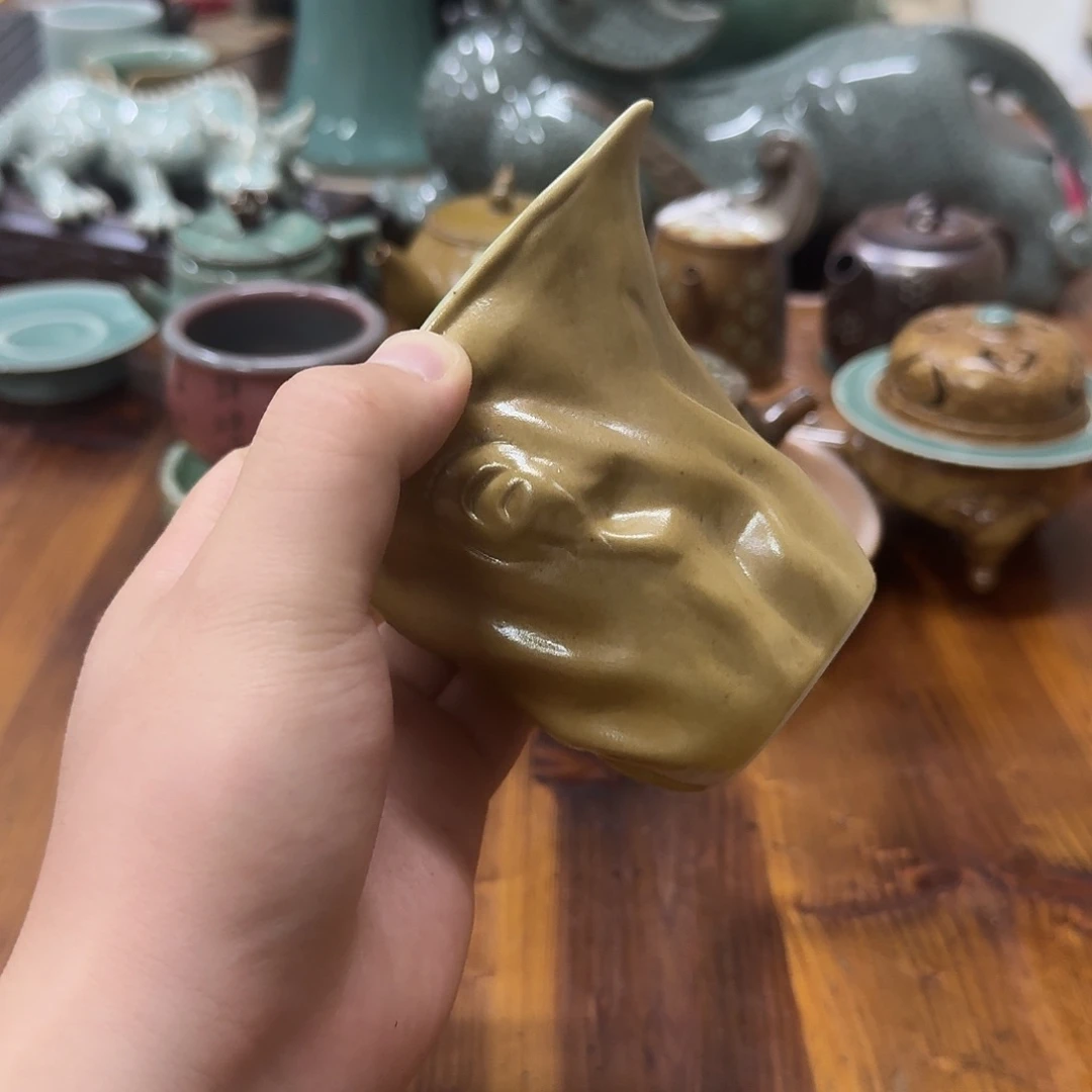 小仲青瓷茶具微瑕4264