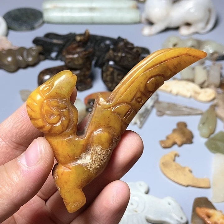 和田玉未镶嵌颈饰37