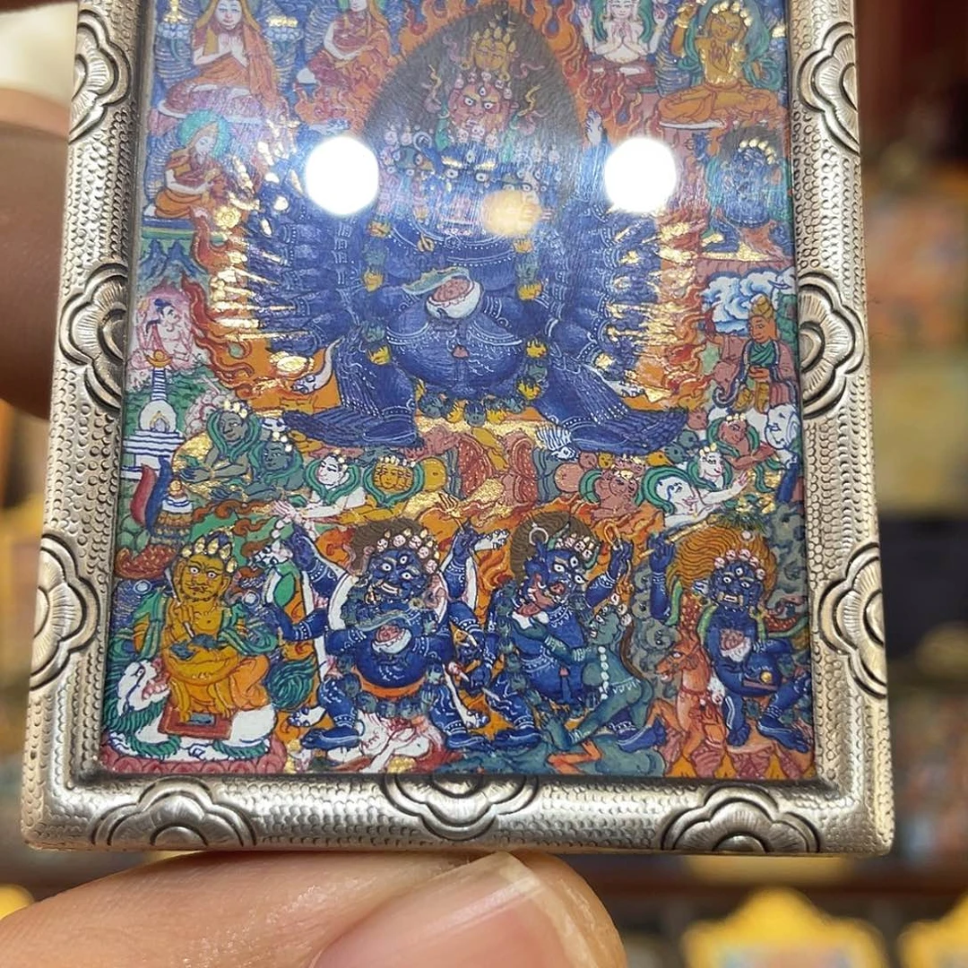 吊坠大威德金刚藏卡