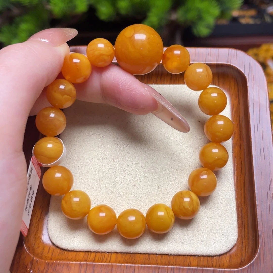 蜜蜡手链未镶嵌手串