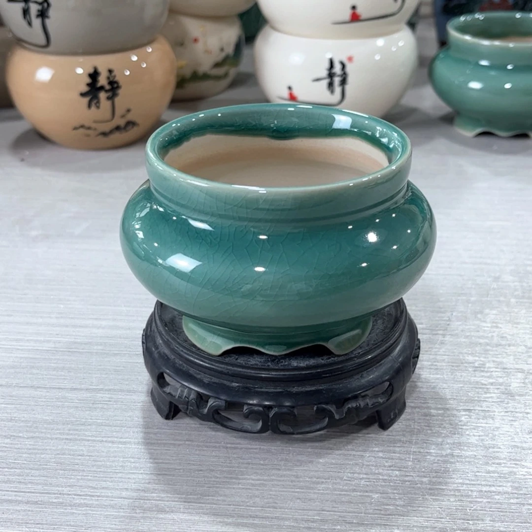 口  8/7陶瓷绿植多肉微瑕花盆