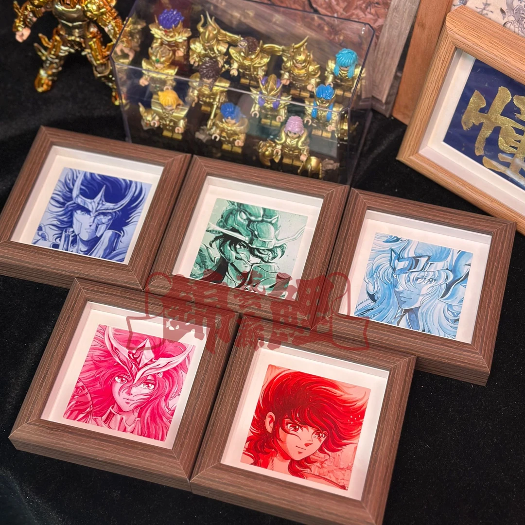 圣斗士星矢五小强方四寸摆件