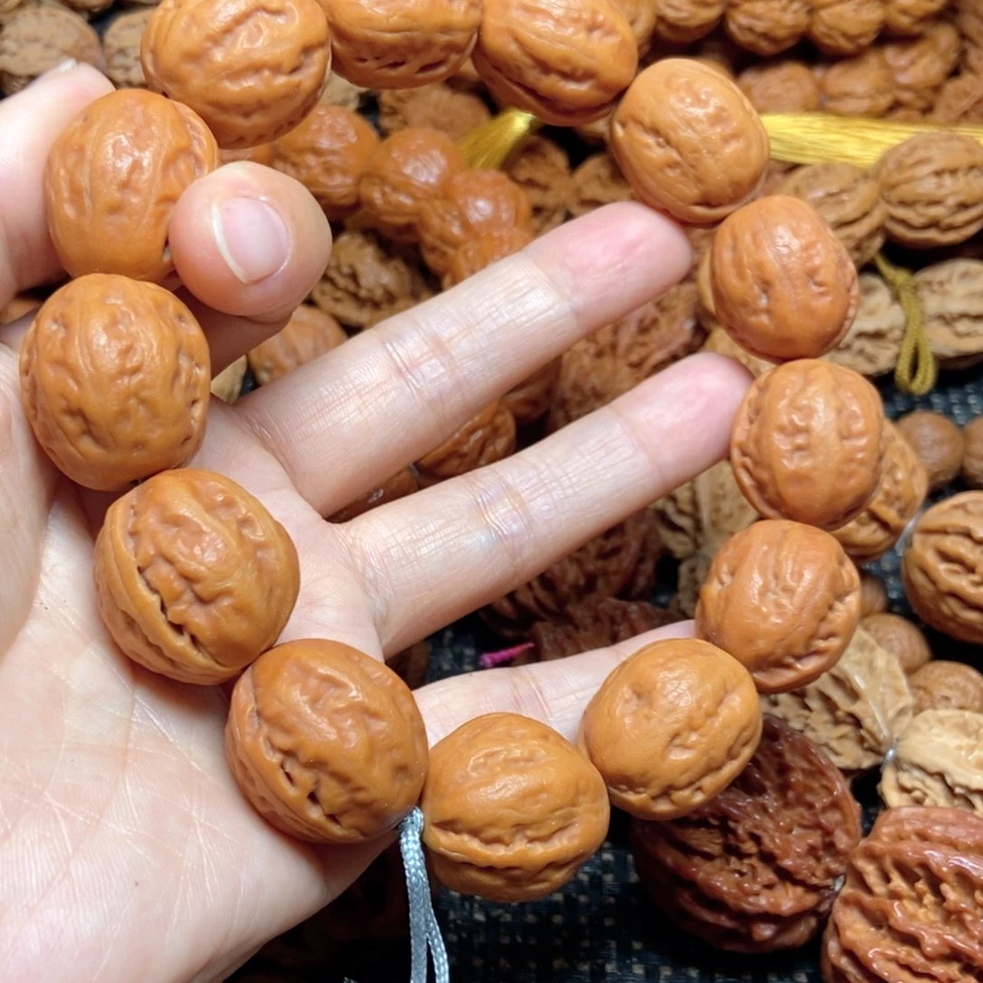 文玩核桃手串粗筋大枣
