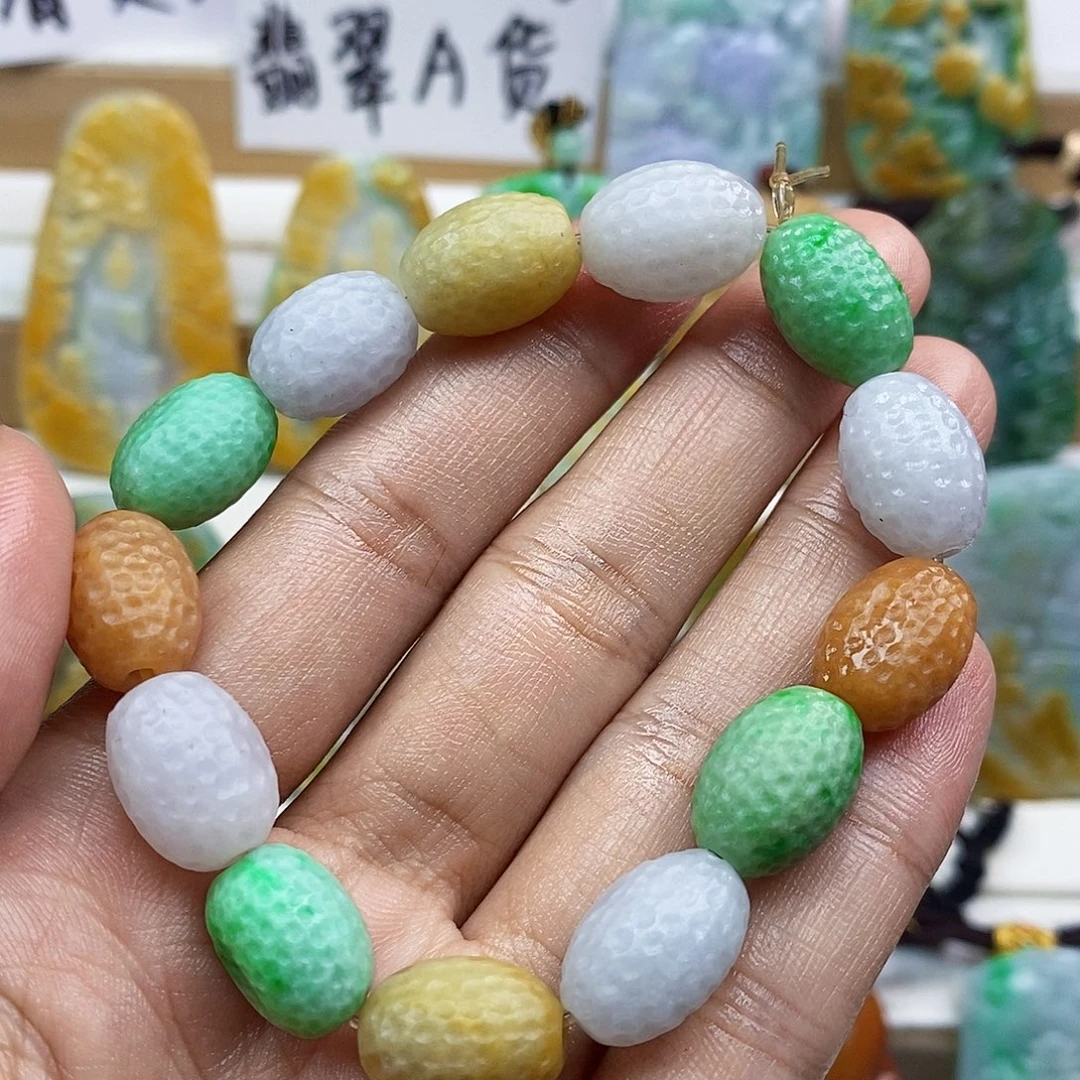 定制翡翠未镶嵌天然翡翠A货