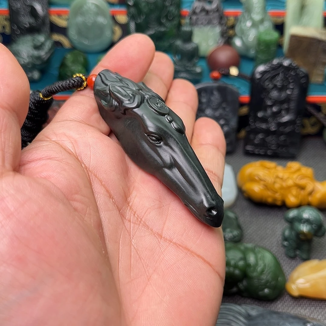 和田玉颈饰未镶嵌萧*