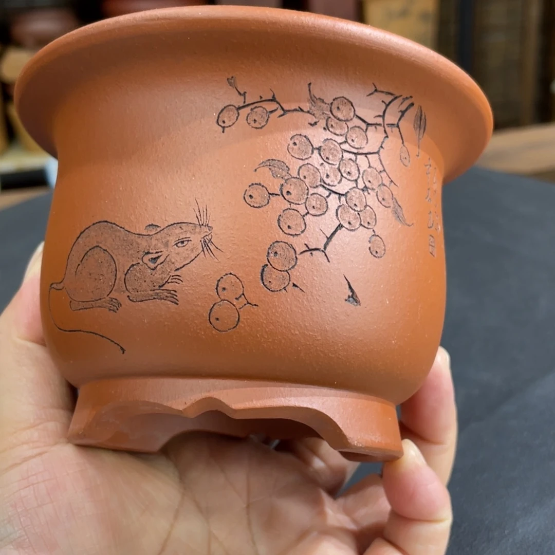 紫砂花盆紫砂花盆在这里