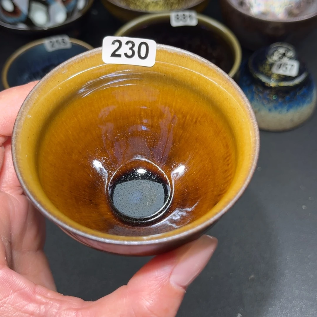 茶盏230 建盏单盏放大漏……