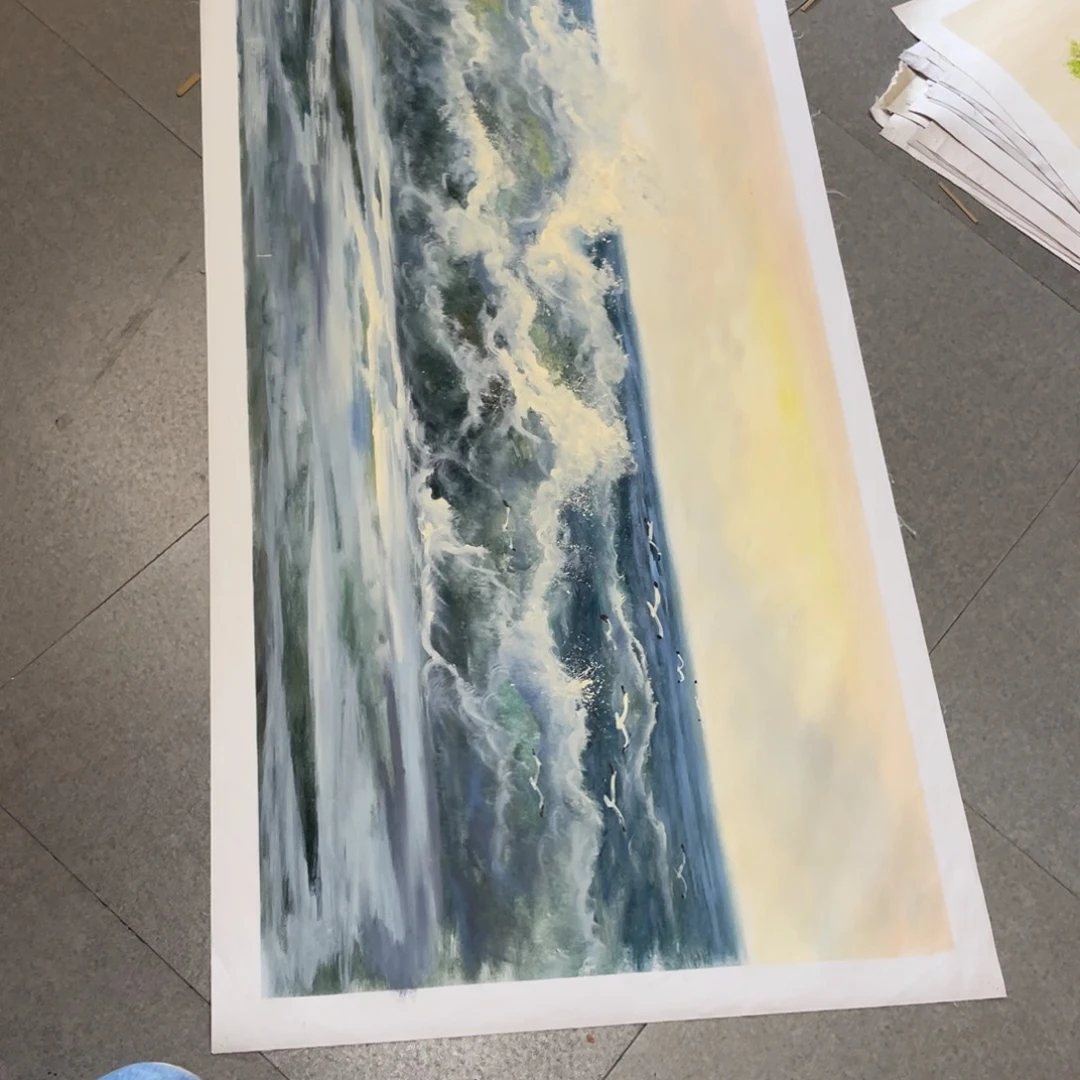 油画幽**主油画作品入选60.120