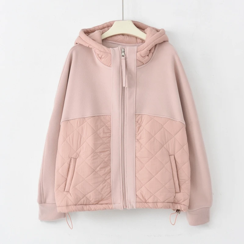 JY「秋冬守护」2024加绒新款女装冬装爆款百搭连帽外套K-K950