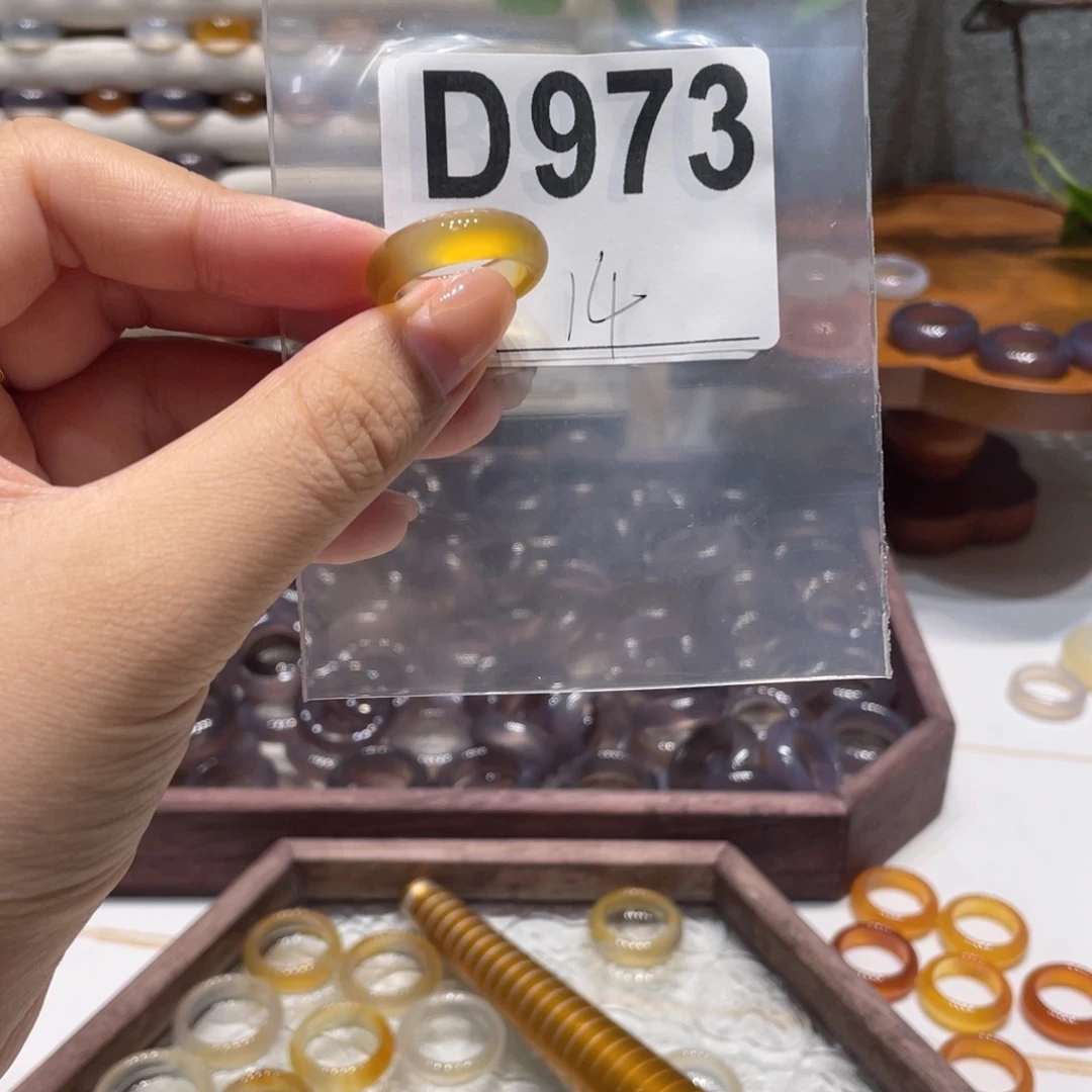 玛瑙/玉髓未镶嵌戒指973