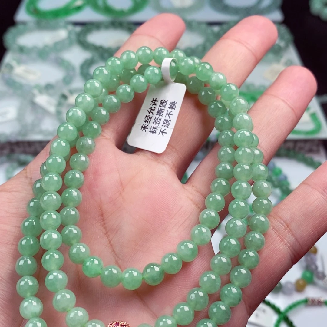 未镶嵌手链翡翠卡6+