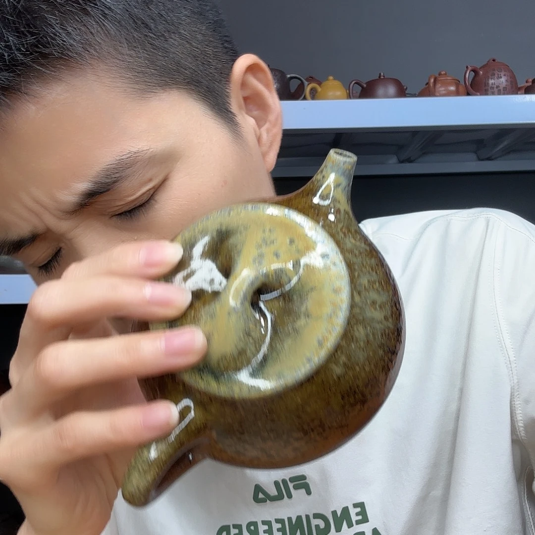 茶壶底槽青民间手艺人全手工制作