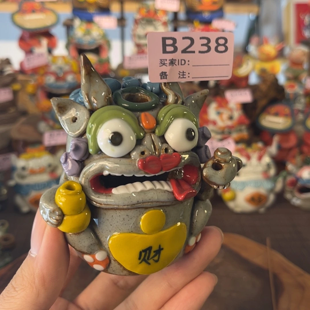 泥塑纯手工茶宠摆件