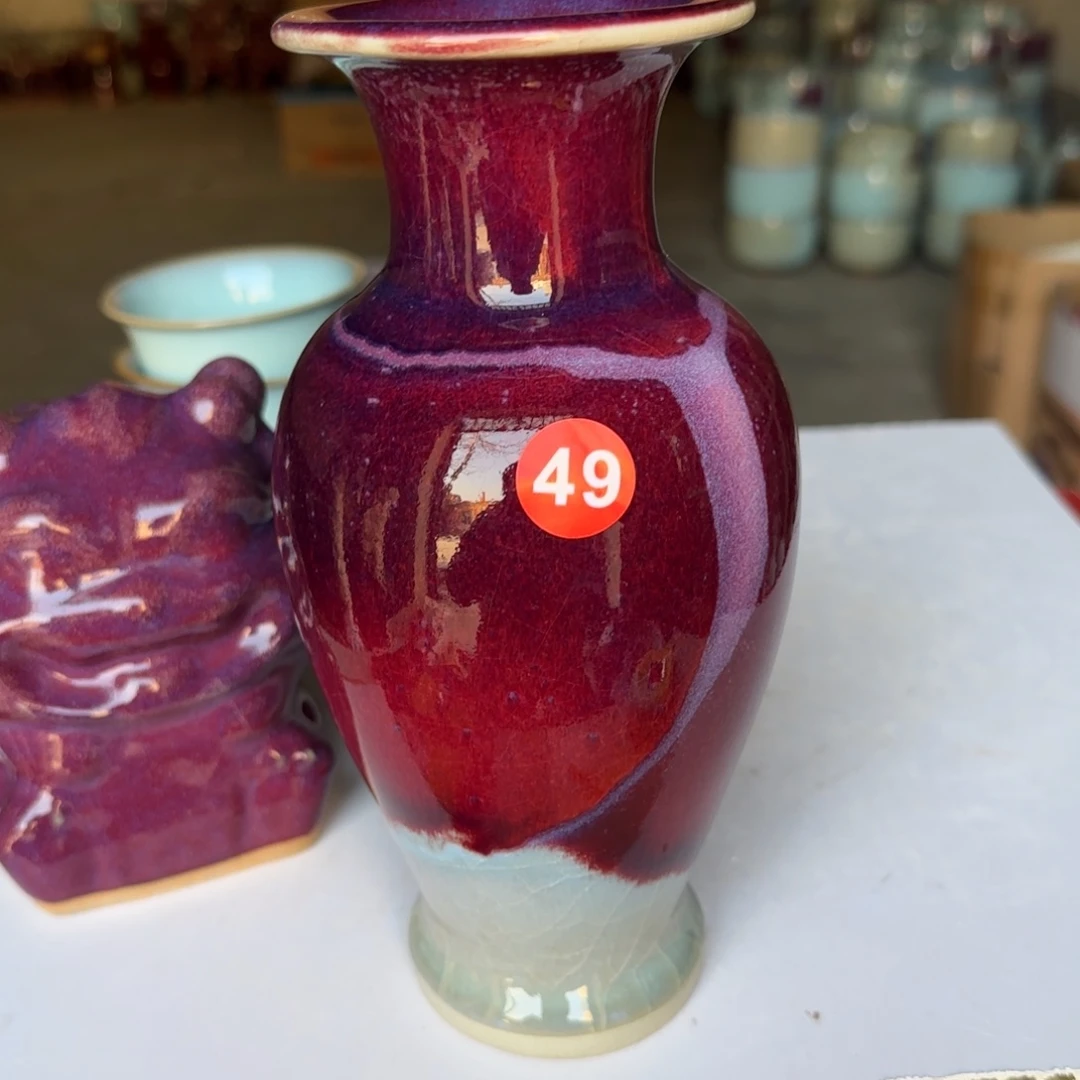 瓷摆件郑家钧瓷摆件微瑕