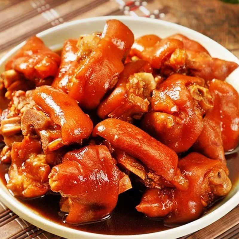 猪蹄熟食猪手真空包装卤味猪脚开袋下酒菜即食零食