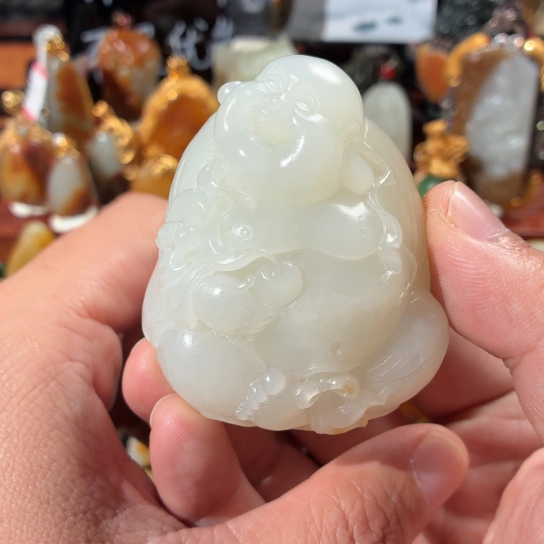 和田玉（白玉）未镶嵌吊坠(赠链)145g