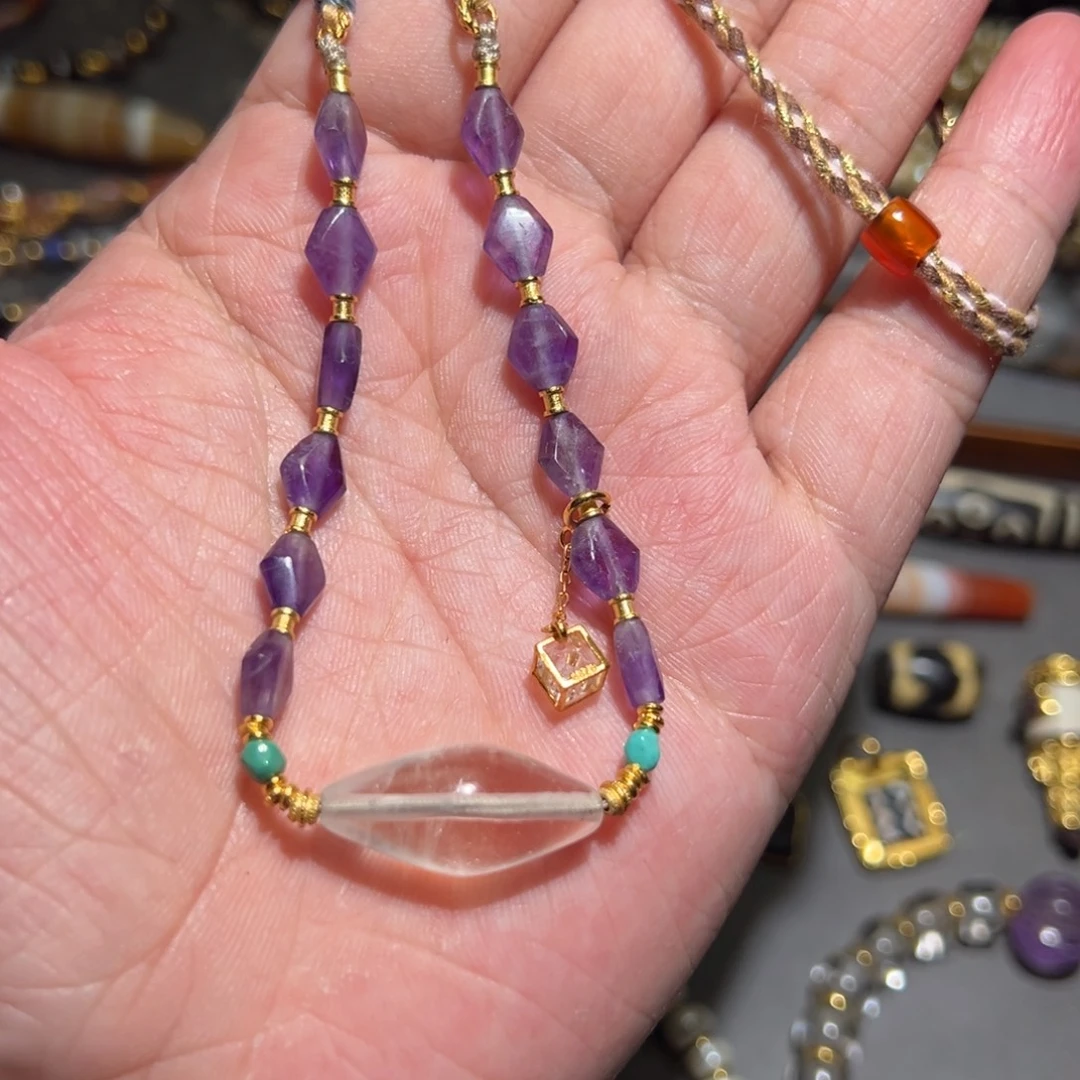 颈饰未镶嵌紫晶各种