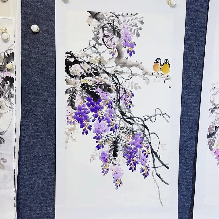国画国画花鸟画作品