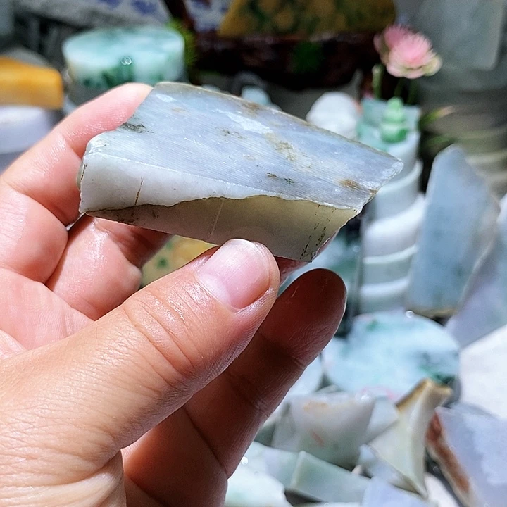 翡翠散珠边角料163