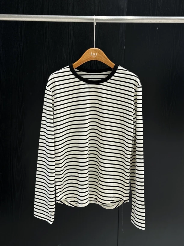 【art家】新款圆领条纹T恤