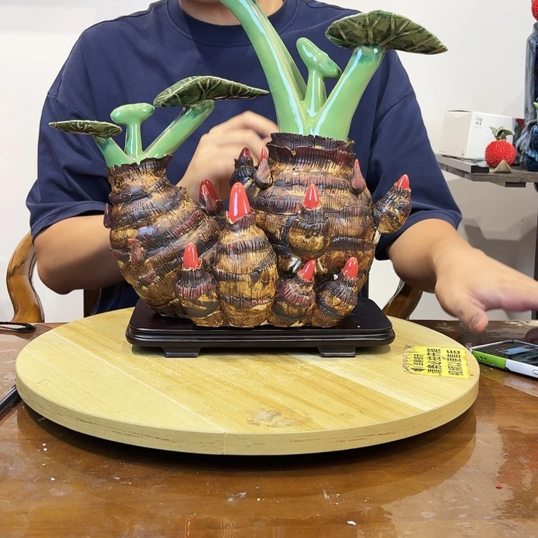 陶瓷大芋头摆件的